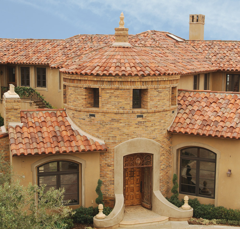 image of brink home with clay shingles 